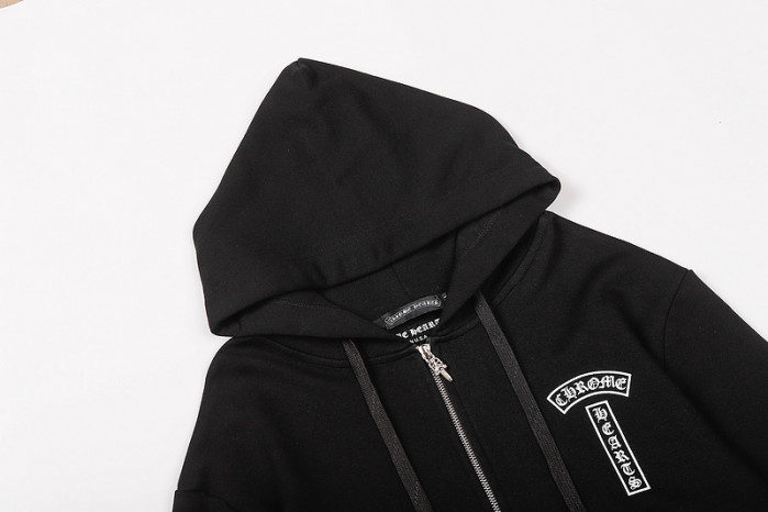clothes Ch*0me He**ts horse shoe floral hoodie