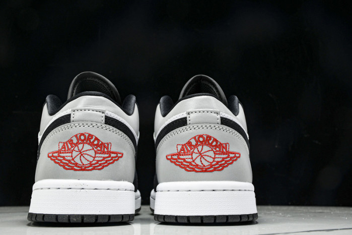 Air Jordan 1 Low SE White Fire Red Black Matte Silver HF3148-106