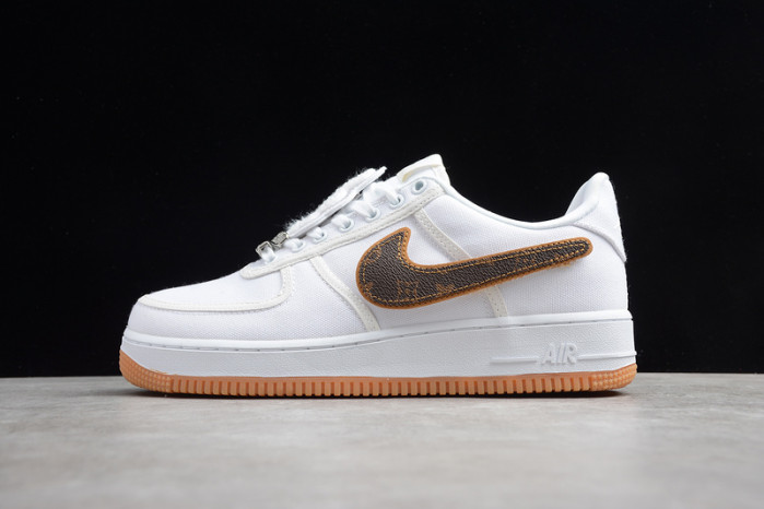 AIR FORCE 1 White LV  Head  Cover AQ4211  001