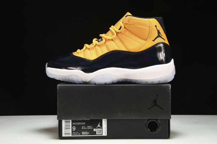 Air Jordan 11 Retro "Black Yellow" CT8012-118