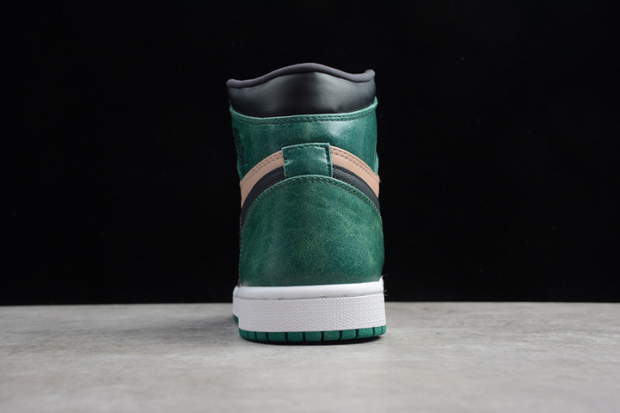 air jordan 1 high preM1vm wmns green pink ah7389-203