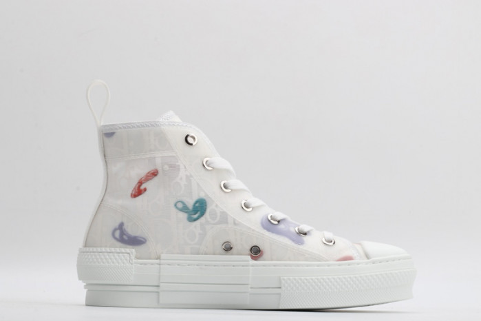 D10R B23 Oblique High Top Sneaker