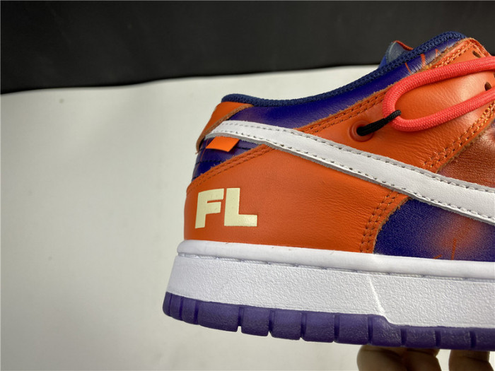 OF x Nike SB Dunk Low Orange Perple White  CT0856-801
