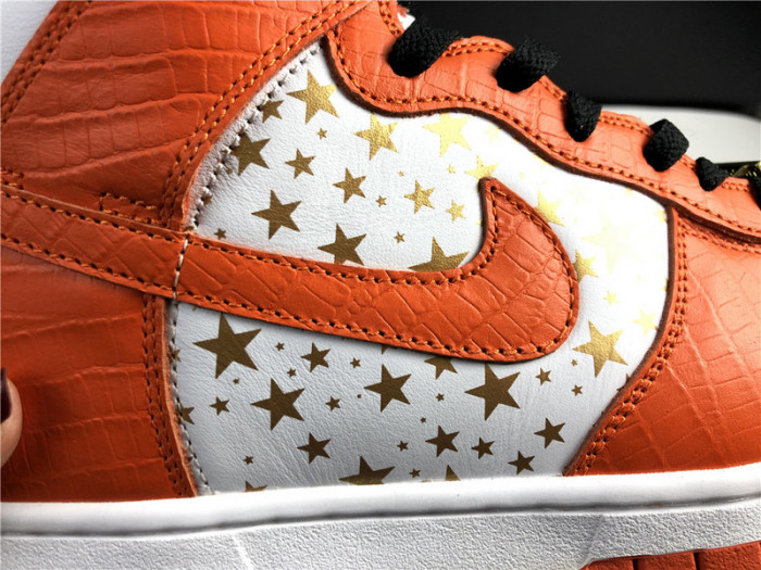 nike sb dunk high Svp*me orange  307385-181
