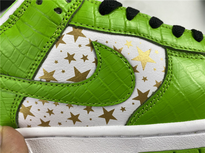 nike sb dunk low Svp*me stars mean green (2021) dh3228-101