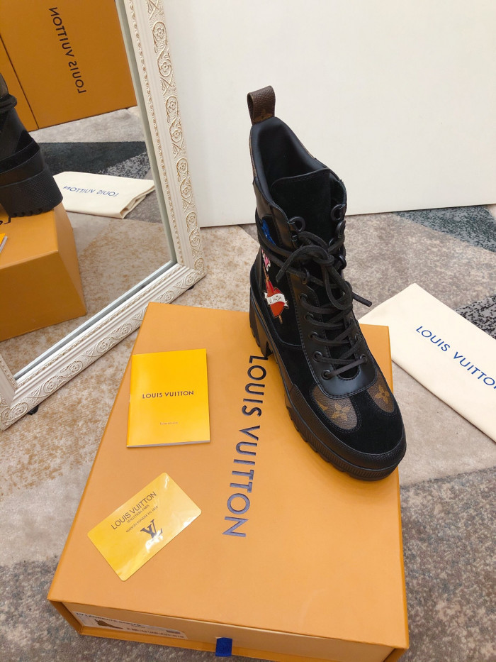 LOUS VUITO LAUREATE PLATFORM DESERT BOOT