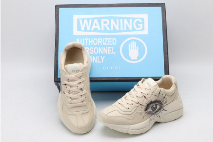 GUCC RHYTON LEATHER SNEAKER