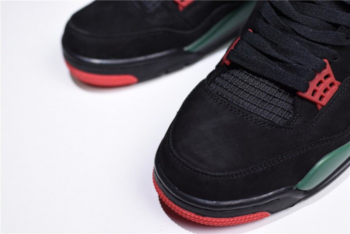 Air Jordan 4 NRG “GUCC” Black/Gorge Green-Varsity Red AQ3816-063